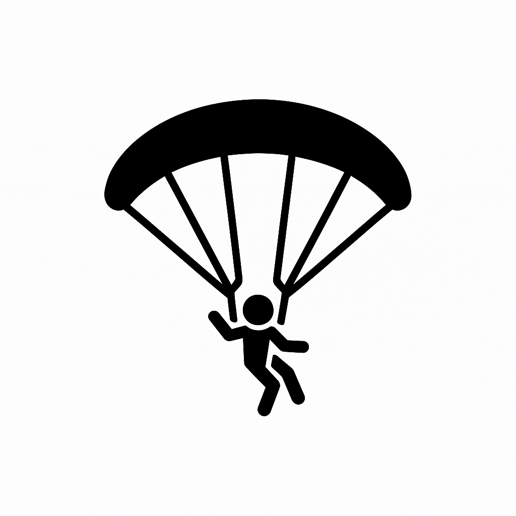 The universal symbol of sky adventure — capturing the thrill of soaring through the skies.